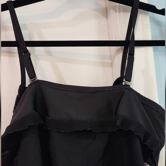 Women's Lands' End Tankini Bathing Suit Set, Size Top M(12), Skirt M(10) - Picture 11 of 16